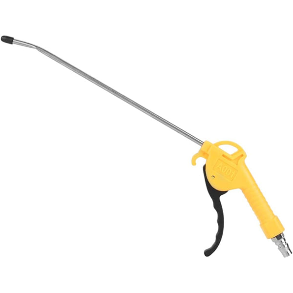 Trykluft Pistol Støv Fjernelse Blæsepistol/Kompressor Blæsepistol Fremstillet af Aluminiumlegering og Plast med Pakning (Gul 1)