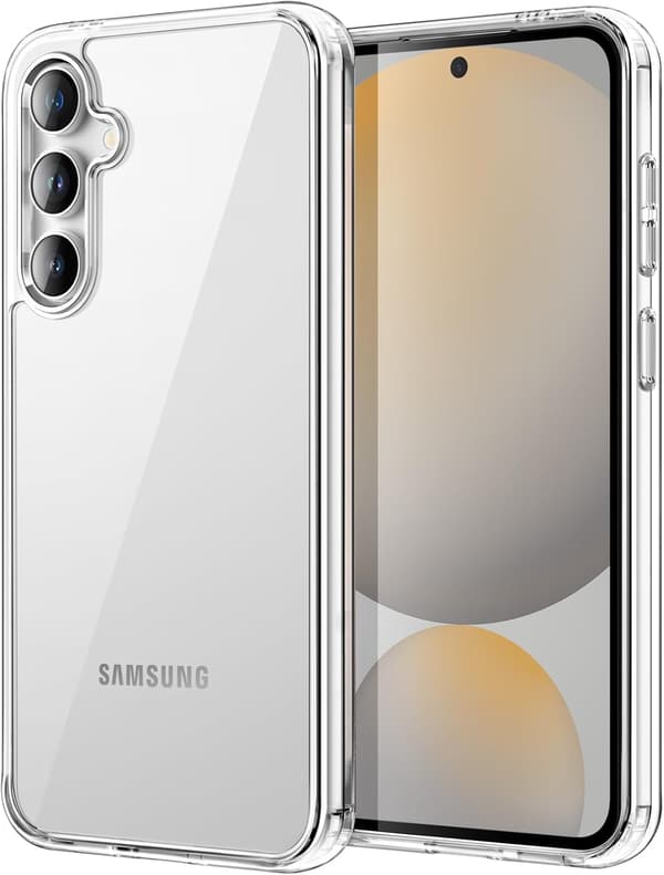Kotelo Samsung Galaxy S24 FE:lle, kellastumaton, kirkas