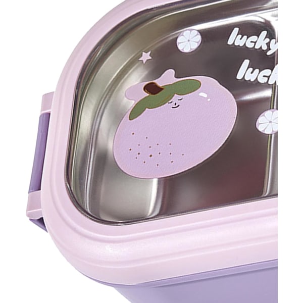 Eristetty lounasrasia toimistotyöntekijöille, erillinen lokero, eristetty eristys Purple