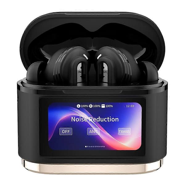 Type A BD2 Smart Digital Display Touch Screen Trådløst Bluetooth Headset ANC+ENC Støyreduksjon