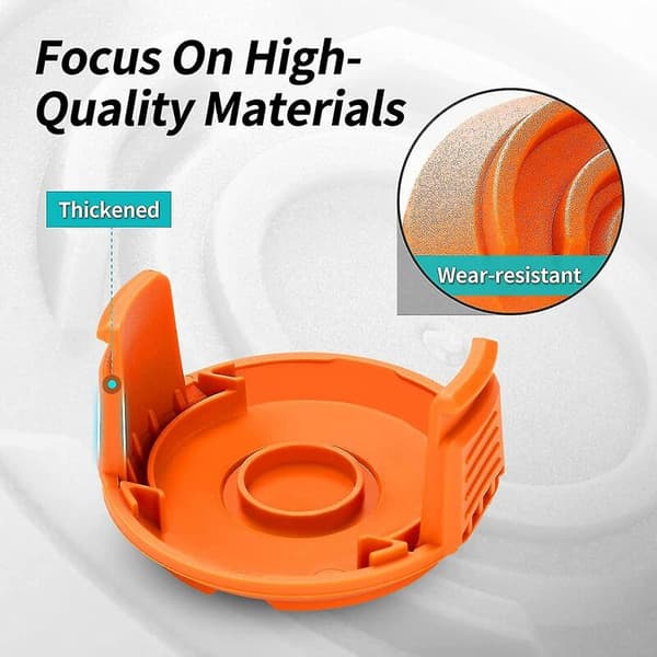 Ersättningsspolkapslar för Worx Gräsklippare och Trimmers (3-pack)