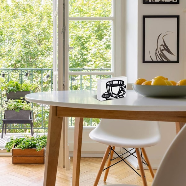 Serviettholder for kaffekopper, 2 stk., til bord