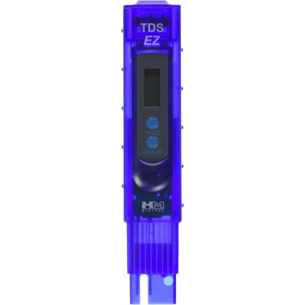 TDS-EZ vedenlaadun TDS-testeri, mittausalue 0-9990 ppm, tarkkuus 1 ppm, lukeman tarkkuus +/-3%