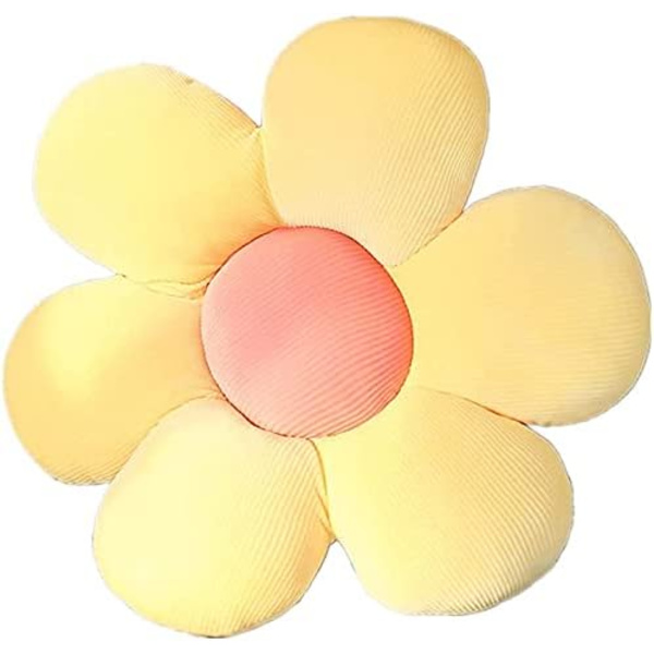 Sød Blomst Gulvpude Pude, Kastpude Værelse Dekoration Pude yellow petals 40cm