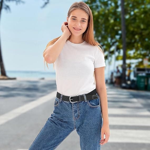 Flätade elastiska bälten för män och kvinnor - Unisex - Robust konstruktion och lätt att röra sig i