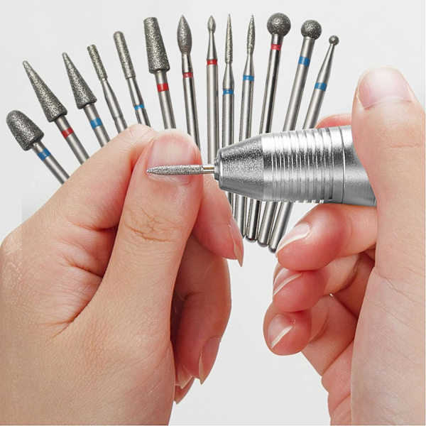30 stk. Negleboremaskine Diamant Professionelle Negleboremaskine Bits Fjern Gel Akryl Hud Negleboremaskine Bits Set 1