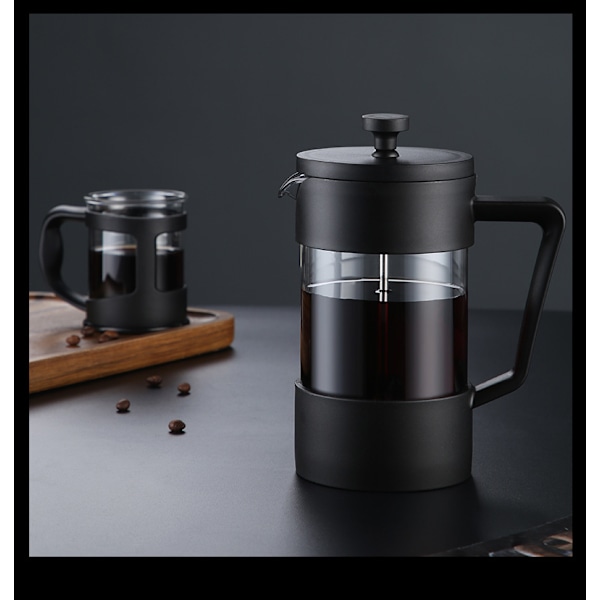 Fransk Press i Högkvalitativt Borosilikatglas - Hembryggt Kaffe & Te