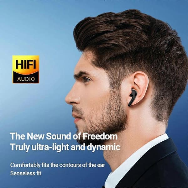 Typ B CELEBRAT W52 TWS Trådlösa Hörlurar Bluetooth 5.0 In-Ear Hörlurar Touch Control