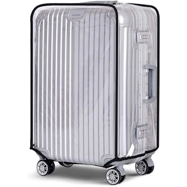 Resväska Skydd, Klar PVC Resväska Skydd, Vattentät, Dammtät och Repskydd, för Rullande Trolley Case, Bagage