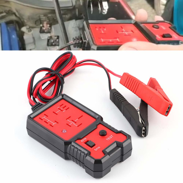 Bilrelätestare, 12V elektronisk bilrelätestare automatisk bildiagnostisk batterikontrollverktyg
