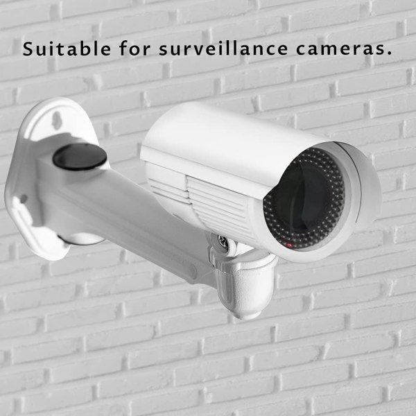 Mini väggprojektorfäste, belastning 3 kg | Längd 16-20 cm | Material aluminium, för CCTV/kamera/projektor/webbkamera - 360° rotation (vit)