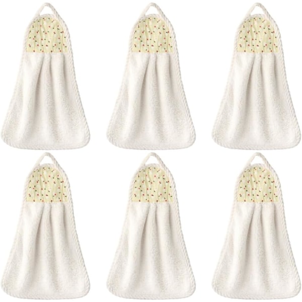 Pcs Håndklær Håndklær Korallfleece Håndkle Vann Absorpsjon Håndkle for Hjem Kjøkken Bad Beige