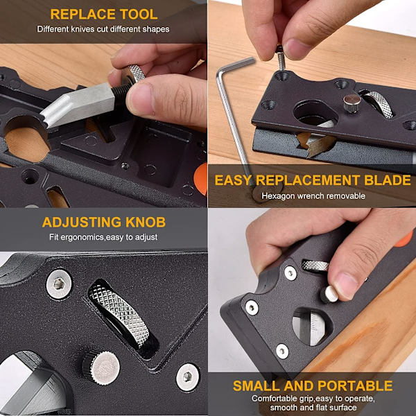 Viistekone Puusepän Kulmaviistekone, Manuaalinen Puunviistekone, Puun Viistekone Viisteiden ja Puun Leikkaamiseen (planer4cutters)