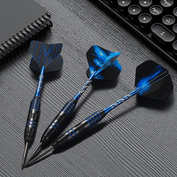 3-pack Stålspets Dartset Professionella Dart 22g (Röd)