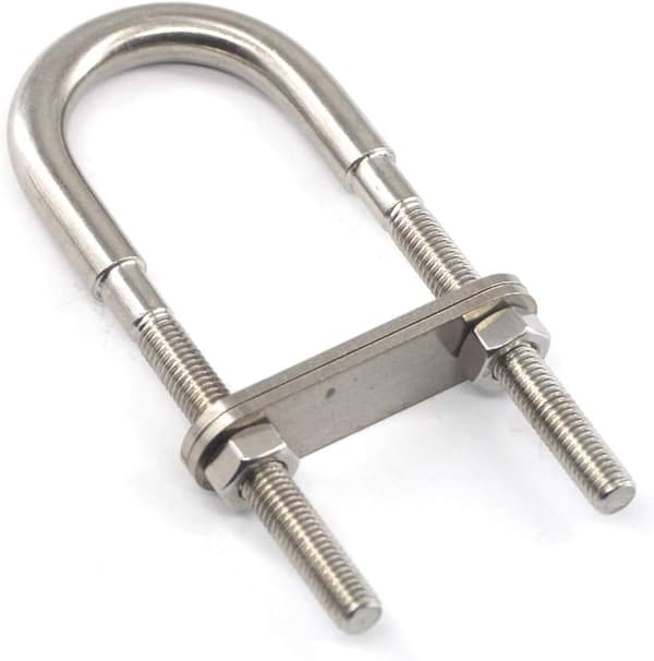M8x100 304 Rustfritt Stål U-Bolt (2stk)