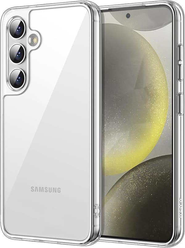 Etui til Samsung Galaxy S24 Plus, Anti-gulning, Gennemsigtig