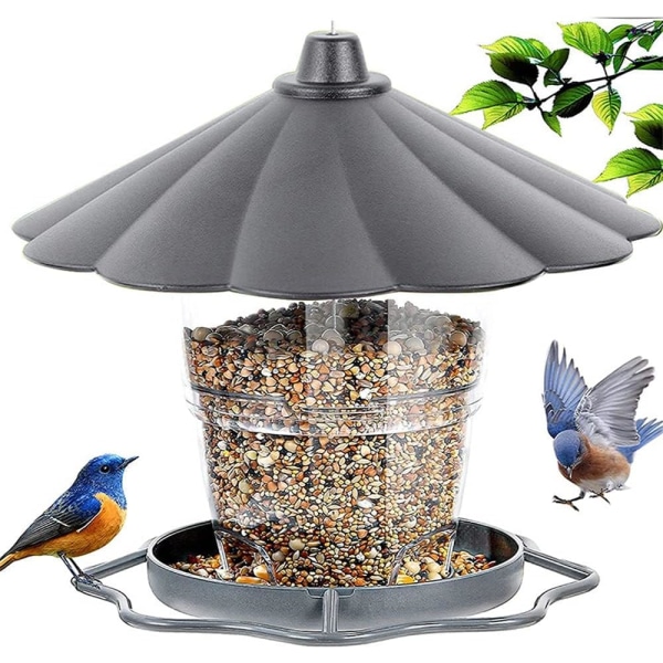 Bird Feeder, Outdoor Lantern Bird Feeder, Waterproof, Hanging Suitable for Home Yard