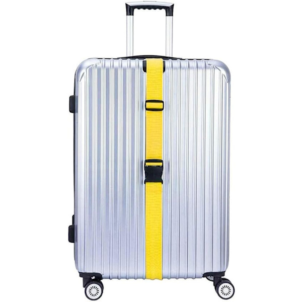 4-pack Resväskor Remmar för Resväskor Remmar Resebälte Tillbehör multiduty Yellow