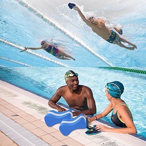 Benflyt för Poolträning, Simbassäng Träningshjälp EVA Skum Pull Buoy Flytande Kickboard Pool Fitness Träning Vatten