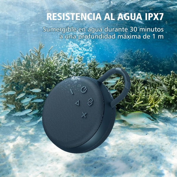 Powerful Small Portable Bluetooth Speaker with External TF Card, Supports 10H Music Playback, Bluetooth 5.0 and Waterproof Mini Size