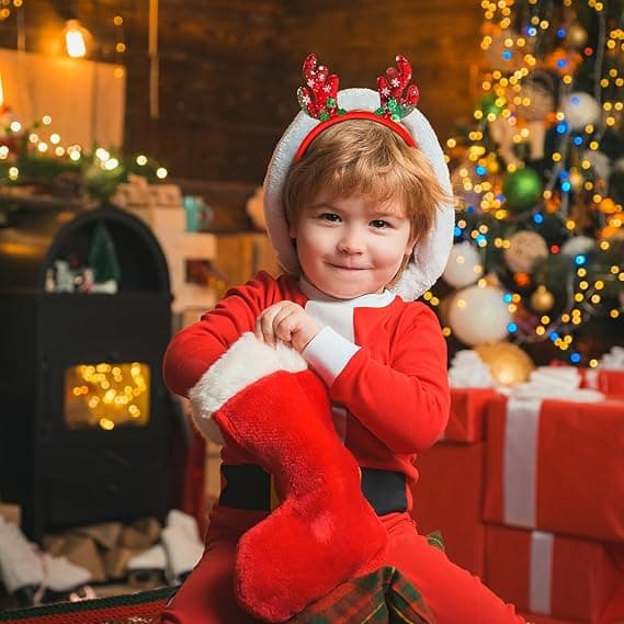 Morsomme Reinsdyr Gevir Hodebånd Julehodebånd Julegevir Hodeplagg Julekostyme Hodebånd
