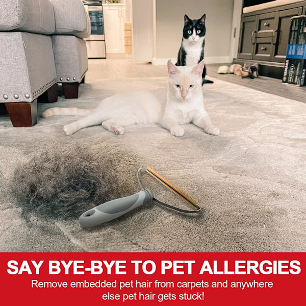Fjerner til dyrehår, Hårfjerner, Lint Cleaner Pro, Pelsfjerningsværktøj, Bærbar tæppeskraber, Fusselruller Hairball Shaver Brush
