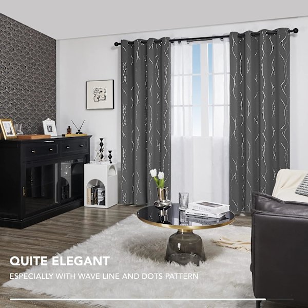 Läpinäkymättömät verhot, pimennysverhot silmukoilla, lämpöverhot light grey 100*250