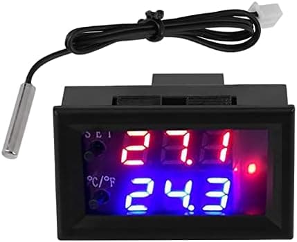 12V DC Termostatstyrenhet Allround Digital Temperaturregulator Termostat med Sensor Digital Display Mikrodator