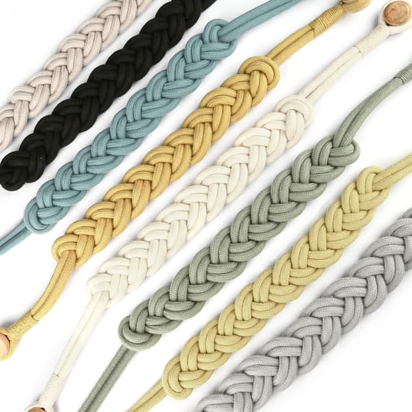 Gardinklämmor Magnetiska Vävda Gardin Hållare Draperi Tie-Back (vit - 2-pack)