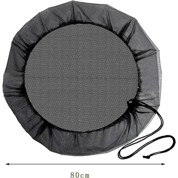 3 st Regntunnenät: Skyddsnät med dragsko Vattentank Justerbart skydd - Diameter 80 cm