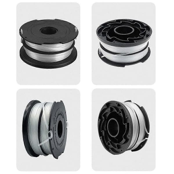 6 stk. spoler til Black &amp; Decker GH710/GH700/GH750 plæneklippere, erstatningsspoler, DF-065-BKP