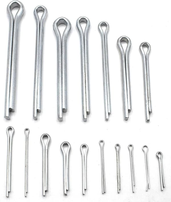 Säkerhetsnålar galvaniserade säkerhetsnålar 3,2 mm x 25 mm [10 stycken]