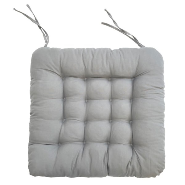 Stolputer for Spisestuestoler, Sett med 6 Bomullsstolputer med Stropper, 40x40 cm