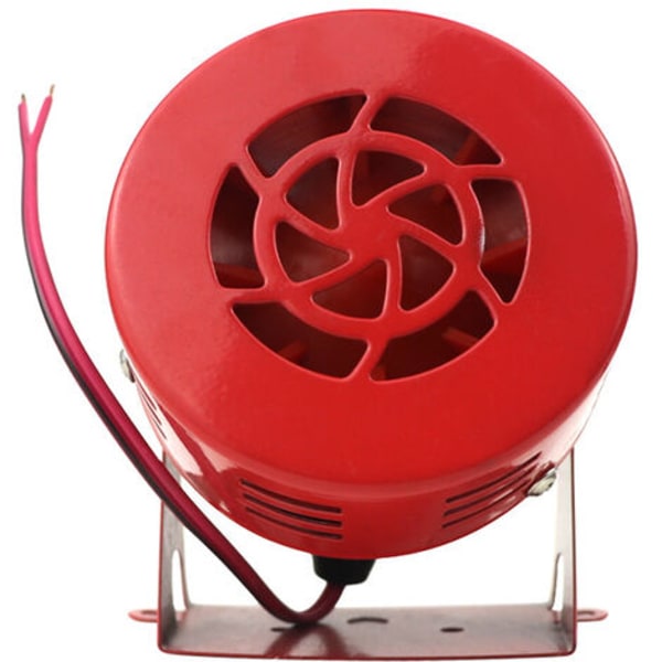 Mini trådbunden Siren 12V 110Db Metallmotorlarm Industriell ljud Elektriskt stöldskydd för hemmakontor Shop Garage Säkerhetssystem Kit