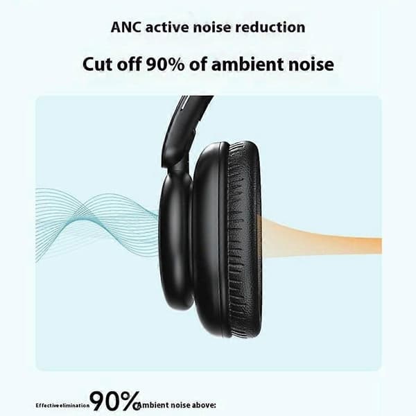 AWEI A996Pro Sammenleggbare Bluetooth Over-Ear Hodetelefoner ANC Støyreduserende Headset