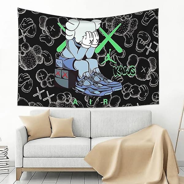 Väggbonad sovrum vardagsrum studentrum hem väggdekoration konst 90x150cm