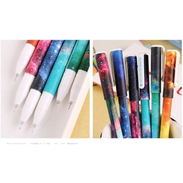 10 stk. søde farvepenne til kvinder Toshine farverige gelpenne flerfarvede penne til Bullet Journal-skrivning Roller Ball Fine Point-penne Multicolored E