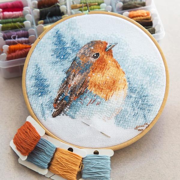 12 stycken 5 tums broderiram i bambu, cirkelformigt korsstygnsram, ring för broderi, konst, hantverk, sömnad och juldekoration
