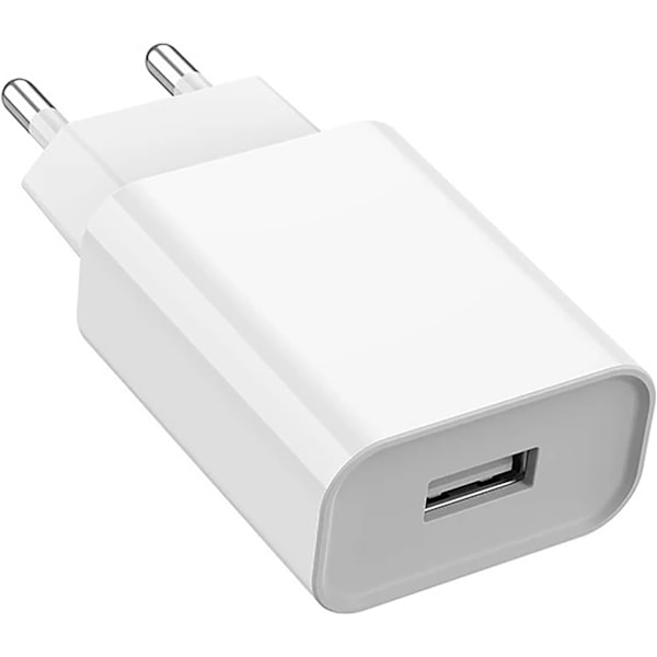 EU 2-nastainen USB-pistokkeen matkasovitinlaturi | Eurooppalainen yleiskäyttöinen latausmuunnin, yhteensopiva iPhone- ja Samsung-puhelimien kanssa