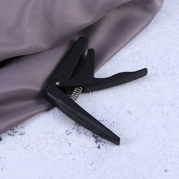 Professionell Ukulele-Capo Enhands Snabbbyte Ukulele-Capo Zink Legering Gitarrdelar Tillbehör Black