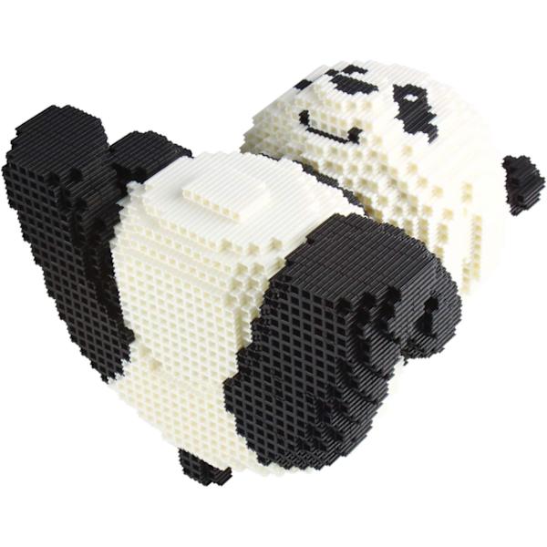 Mikrobyggstenar Mini Pet Building Toy Bricks för barn Panda model 2843