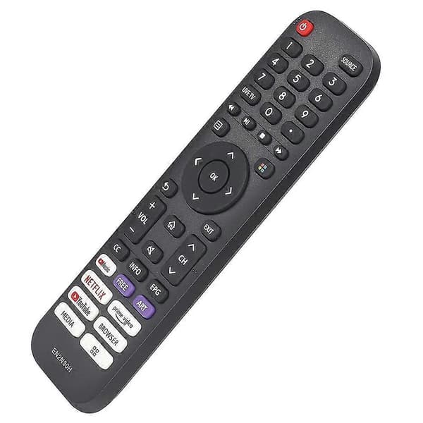 EN2N30H ABS Plastfjernkontroll for Hisense TV Erstatningsfjernkontroll