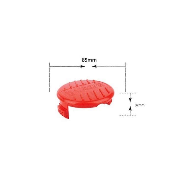 Til Craftsman 4 ABS Spolekapsler + 4 Metalfjedre Plæneklipper Reservedele, CMZST120SC