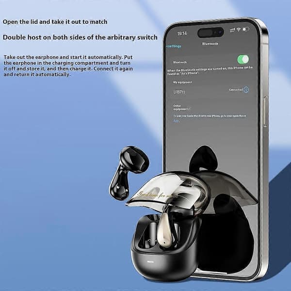 Typ A DUDAO U16Pro TWS Bluetooth Hörlurar Semi-In-Ear Trådlöst Sport Musik Headset