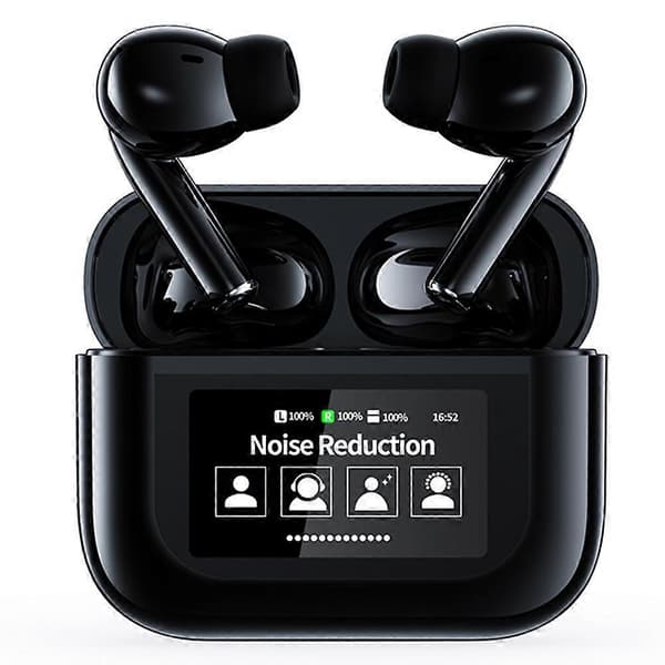 Typ A YW07 Bluetooth In-Ear Headset Trådlösa Hörlurar med Touch Screen Laddningsfodral