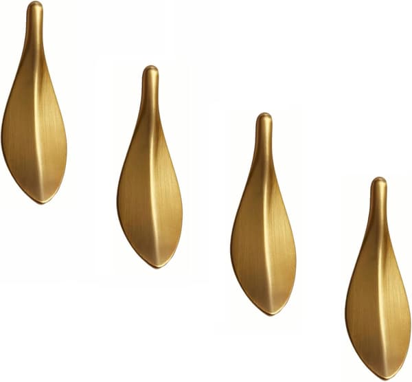 Guld Køkkengreb 4 stk., Skabgreb, Skuffegreb, Guldgreb, Møbelgreb, Zink Legering, Gendan Møbler
