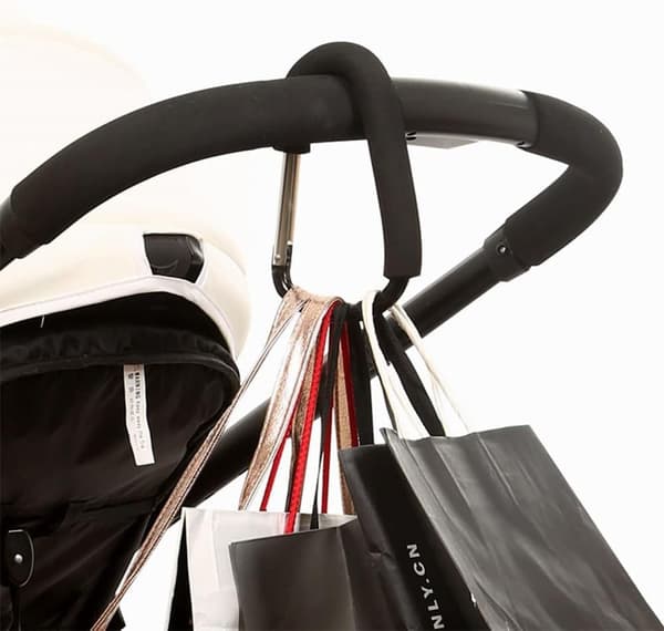 2-pack Stora Buggy Clips Låsande Karbinhakar Kraftiga Aluminiumkarbinhakar Supertålig Låskarbinhake