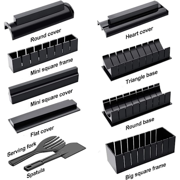 Sushi-sett, Sushi Maker 11 deler DIY Sushi-ruller