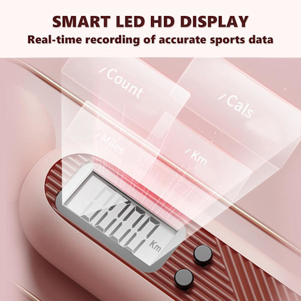 Smart Hopprep med Räknare, Justerbart Trådlöst Hopprep, Hopprep med Kullager
