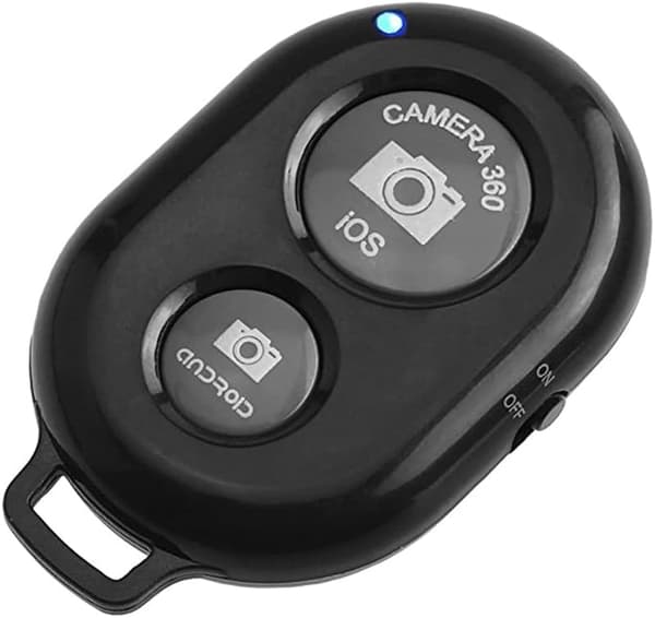 Trådlös Bluetooth Selfie Fjärrkontroll, Bluetooth Kamerafjärrkontroll, Kompatibel med iOS/Android och andra telefoner